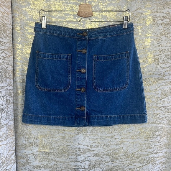 Free People Women’s Dark Don't Get Me Wrong Denim Skirt Size 29 - Picture 7 of 17